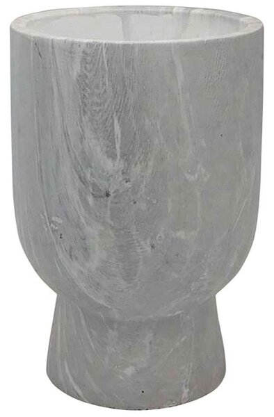 Κασπώ Marble 06-00-23467 Φ15x22,5cm Grey Marhome