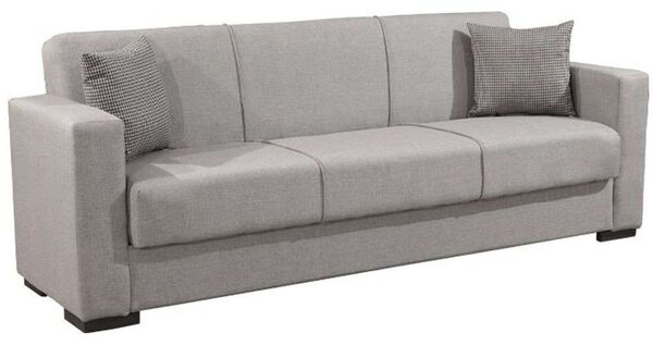 Καναπές Τριθέσιος New Gracia 828-122-119 222x89x84cm Grey