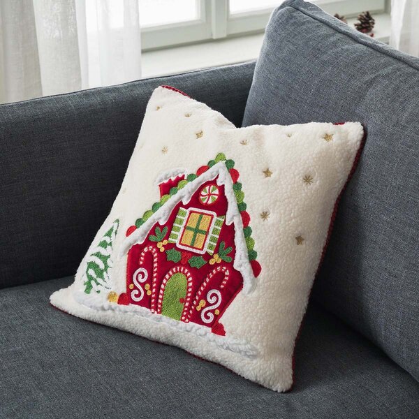 Χριστουγεννιάτικη Μαξιλαροθήκη (43x43) Gofis Home Xmas 315
