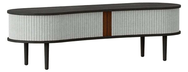 Έπιπλο Τηλεόρασης Audacious Horizons S 5112C707-03 140x46x40cm Black Oak-Light Grey Umage