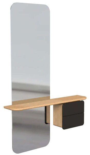 Καθρέπτης Τοίχου One More Look 5620C5620-2 78x15x118cm Oak-Anthracite Umage