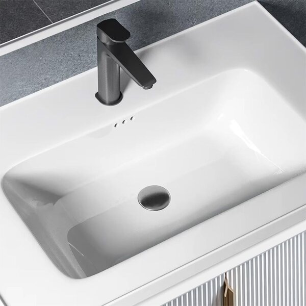 Σετ επίπλων μπάνιου με νιπτήρα Astor 60cm White
