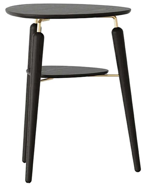 Τραπεζάκι Βοηθητικό My Spot 5115 46x45x59cm Black Oak-Brass Umage