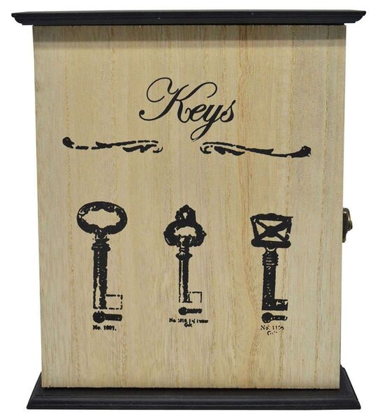 Κλειδοθήκη Keys 812721 22,5x6x26,5cm Natural-Black Ankor