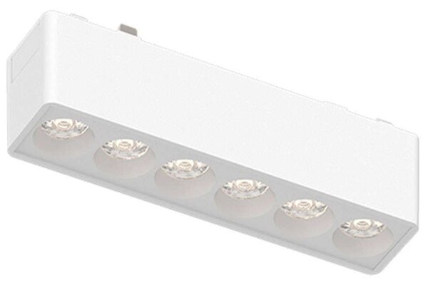 Σποτ Μαγνητικής Ράγας Ultra-Thin T02801-WH 12,2x2,6x2,4cm Led 480lm 6W 3000K White Inlight