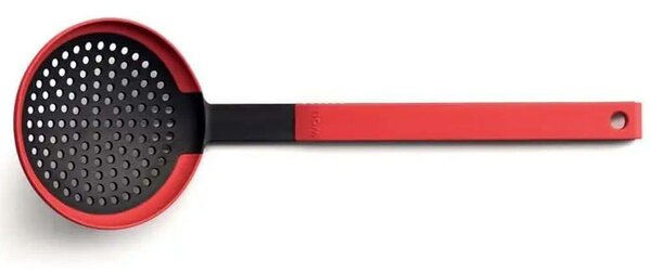 Κουτάλα Ξαφρίσματος Τρυπητή Cook It KU006 32cm Red-Black Woll