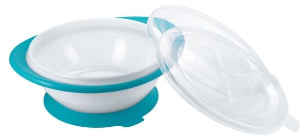 Μπωλ Βρεφικό Easy Learning Bowl 10255192 Με Καπάκι 6 Μηνών + Blue Nuk