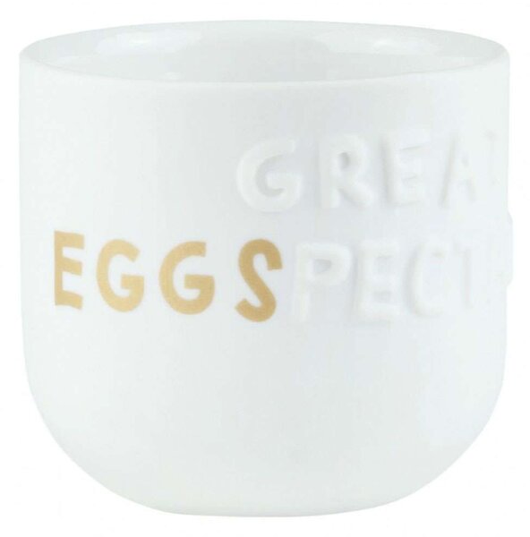 Αυγοθήκη Great Eggspectations RD0016546 Φ5x4,5cm White-Gold Raeder