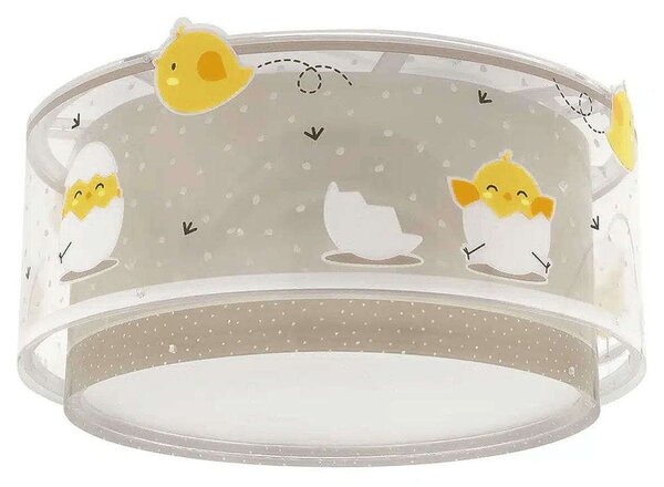 Φωτιστικό Οροφής - Πλαφονιέρα Baby Chick 76876 33x16,5cm 2xE27 15W Multi Ango