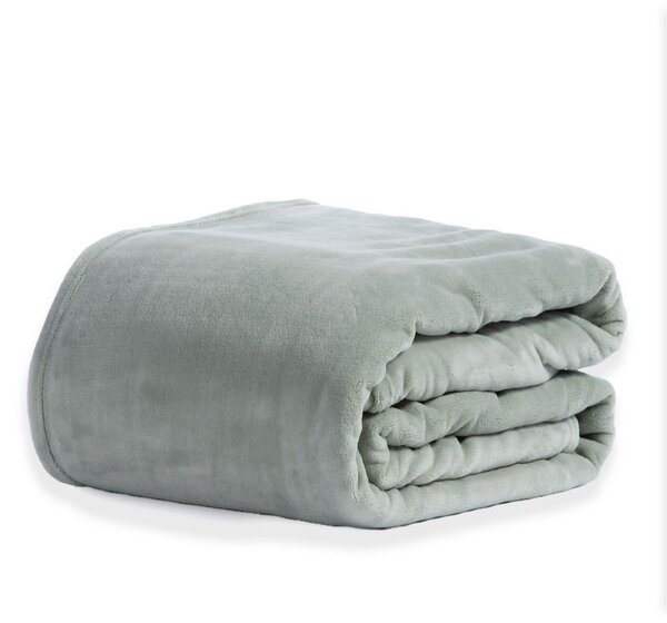 Κουβέρτα Fleece Cosy Sea Green Nef-Nef