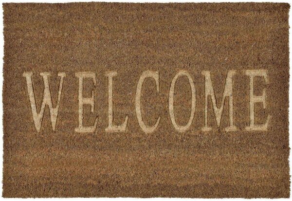 Πατάκι Εισόδου Welcome AH-AX69344 40x60cm Brown-Beige Andrea House