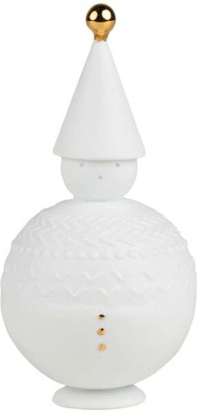 Διακοσμητικό Χριστουγεννιάτικο Gnome RD0090447 5x11cm White-Gold Raeder