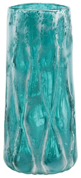 Βάζο Φυσητό Θάλασσα 15-00-23930 Φ18x38,5cm Turquoise Marhome