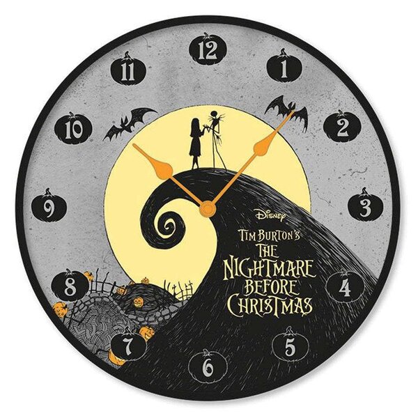 Ρολόι Τοίχου The Nightmare Before Christmas - Jack Sally GP85873 25cm Multi Pyramid