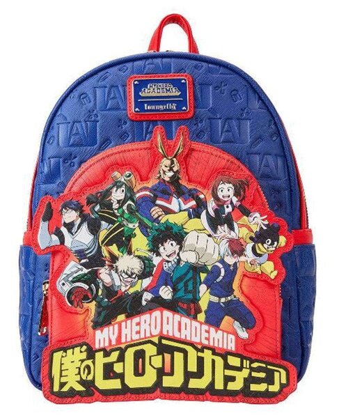 Σακίδιο Πλάτης My Hero Academia - Group Debossed Logo MHABK0023 Multi Loungefly