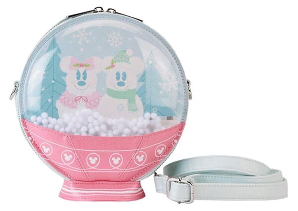 Τσαντάκι Χιαστί Παιδικό Disney: Minnie and Friends - Winter Snowglobe WDTB2877 19,7x19,6x8,9cm Multi Loungefly