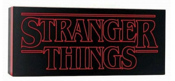 Φωτιστικό Επιτραπέζιο Stranger Things Logo PP9826ST 30cm Black-Red Paladone