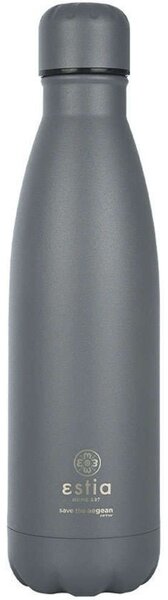 Ισοθερμικό Μπουκάλι Flask Lite Save The Aegean 01-18016 7x7x26,6cm 500ml Grey Estia