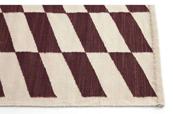 HAY - Shift Kelim Rug 170x240 Burgundy Hay