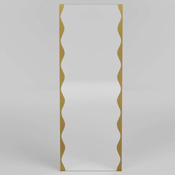 Καθρέπτης Τοίχου Melodia 552NOS2335 50x140cm Gold Aberto Design