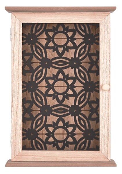 Κλειδοθήκη Irena 2170130 20x7x30cm Natural-Black Mirrors & More