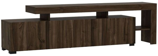 Έπιπλο Τηλεόρασης Με Φως Led Beliz 382NRC1121 192x37x53cm Walnut