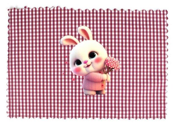 Σουπλά Παιδικό Cute Bunny 37 Bordo DimCol