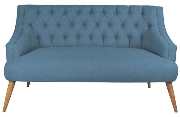 Καναπές Διθέσιος Lamont 558ZEN1238 140x74x80cm Blue