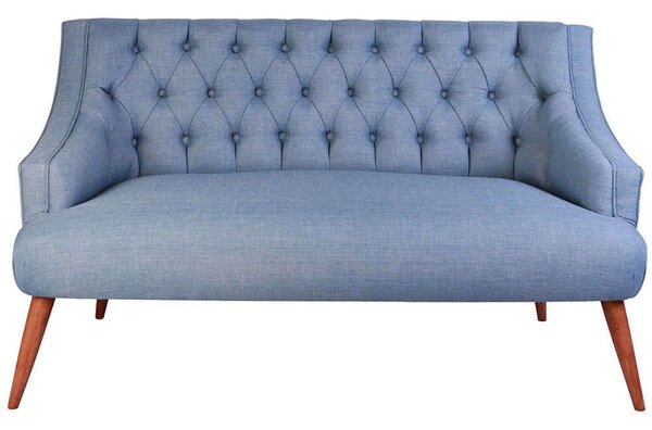 Καναπές Διθέσιος Lamont 558ZEN1234 140x74x80cm Light Blue