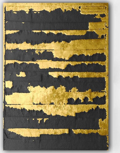 Πίνακας Καμβάς 441HPE1558 70x100cm Black-Gold Wallity