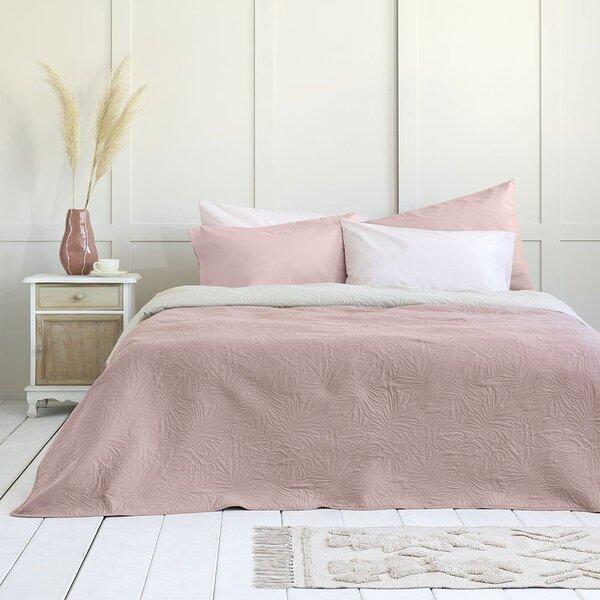 Κουβερλί Natara Light Beige-Rose Pink Nima