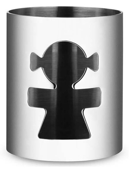 Δαχτυλίδι Πετσέτας Woman Girotondo AKK10 W 5x4,2cm Inox Alessi