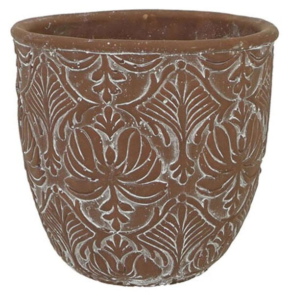 Κασπώ Φλοράλ 06-00-00265 Φ18x16cm Brown Marhome