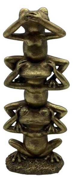 Διακοσμητικοί Βάτραχοι Froggies 1 021863 9,3x5,8xH21,8cm Gold