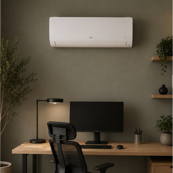 Κλιματιστικό Dual Inverter LG Dualcool W09EG με απόδοση 9000 BTU, Smart Diagnosis, Αυτόματο καθαρισμό και ενεργειακή κλάση A++/A++