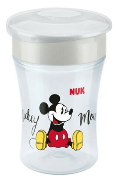 Ποτηράκι Παιδικό Evo Mini Magic Cup 10255425 230ml 230ml 8 Μηνών + Light Grey - Red Nuk