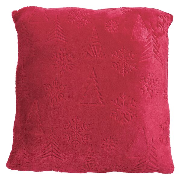 Χριστουγεννιάτικο Μαξιλάρι Fleece (40x40) Das Home 1375 Red