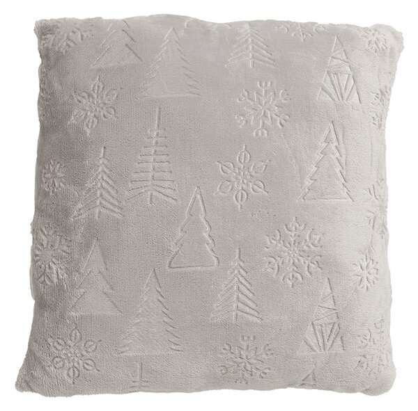 Χριστουγεννιάτικο Μαξιλάρι Fleece (40x40) Das Home 1373 Grey
