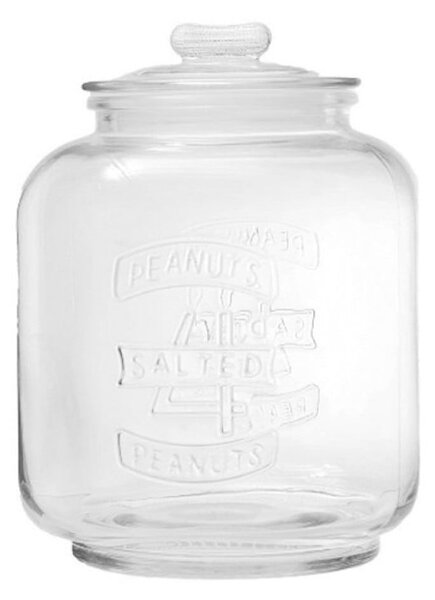 Δοχείο Αποθήκευσης Με Καπάκι M JAR106K4 19x19x27cm 5Lt Clear Espiel