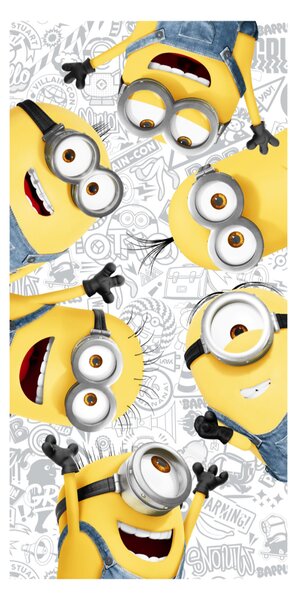 Παιδική Πετσέτα Θαλάσσης (70x140) Viopros Minions 47 320gsm