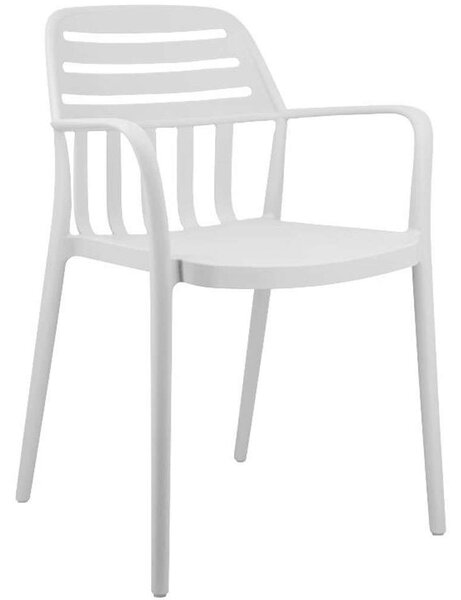 Πολυθρόνα Eviana 625-124-023 53x56x81cm White