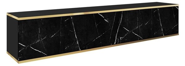 Έπιπλο Τηλεόρασης Κρεμαστό Oro P_ORO_BTVm 175x30x32cm Marble Anthracite