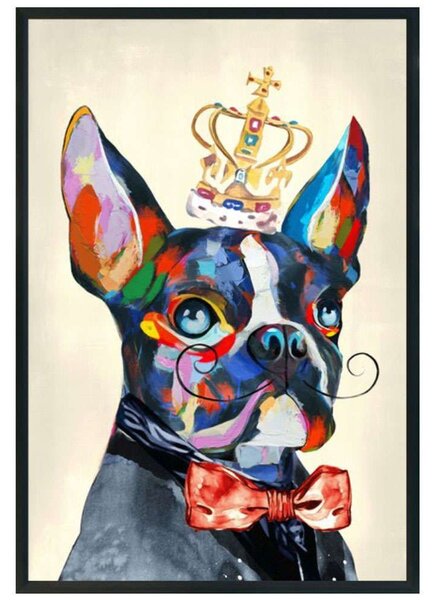 Πίνακας Καμβάς King Dog 022085 60x4,5x90cm Multi