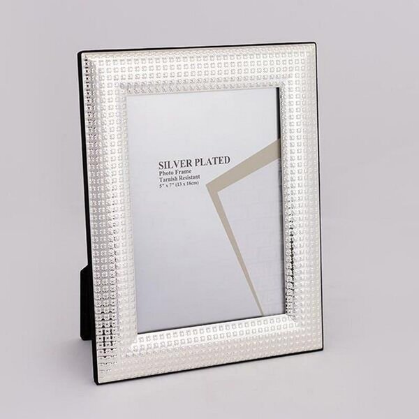 Κορνίζα Μεταλλική Επάργυρη 756-10036 13x18cm Silver Estheti Home