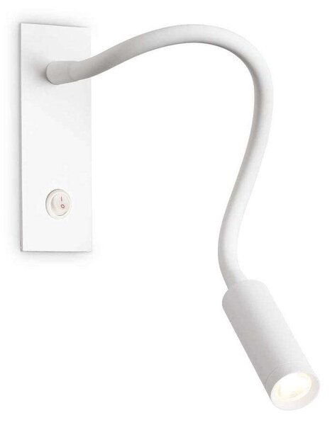 Φωτιστικό Τοίχου-Απλίκα Io Fi 285320 4,5x12x26cm LED 3W 3000K White Ideal Lux