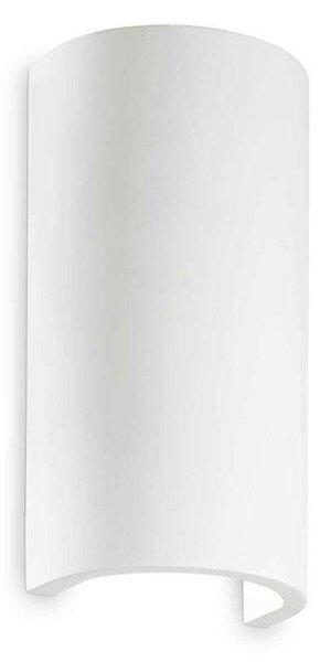 Φωτιστικό Τοίχου Flash Round 214696 11x18x11cm 1xG9 40W White Ideal Lux