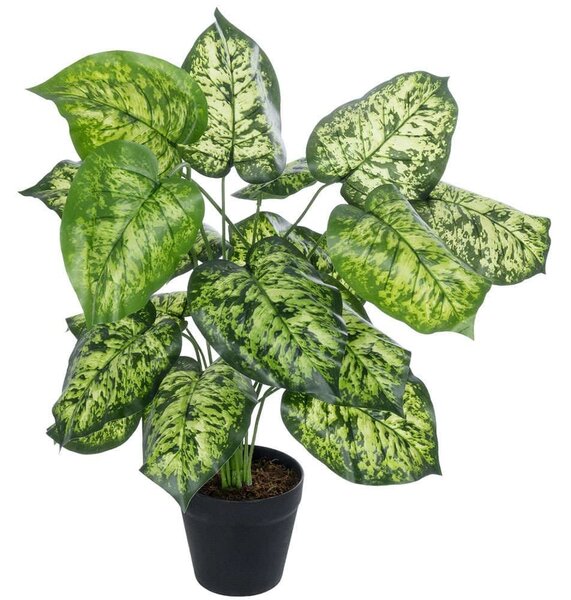 Τεχνητό Φυτό Dieffenbachia 20914 Φ58x75cm Green-Yellow GloboStar