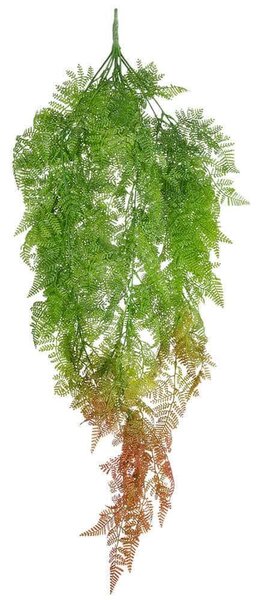 Τεχνητό Κρεμαστό Φυτό Fern 20805 40x20x88cm Green-Brown GloboStar