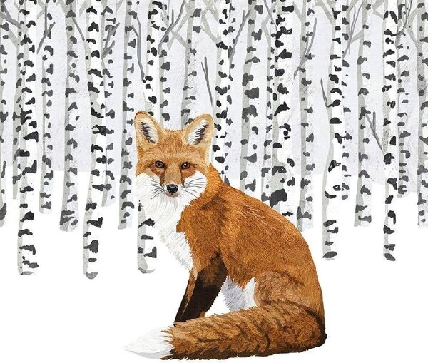 Χαρτοπετσέτα Wilderness Fox (Σετ 20Τμχ) 3253892 25x25cm Multi Paperproducts Design