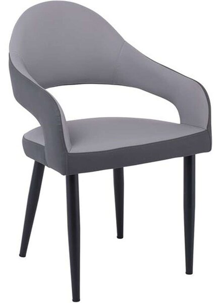 Πολυθρόνα Modus ΕΜ176,2 55x58x88cm Grey-Black